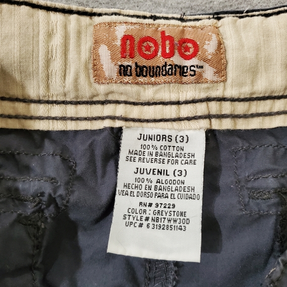 NOBO No Boundaries Cargo Pants Size 3 Juniors - Picture 13 of 16